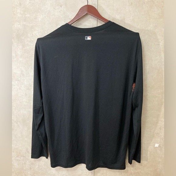 Nike Dri-FIT Giants Shirt Men’s XXL Black Long Sleeve Quick Dry Athletic Tee - Picture 2 of 8